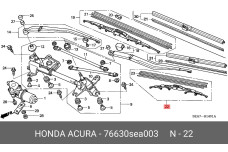 HONDA 76630-SEA-003