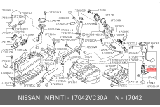 NISSAN 17042-VC30A
