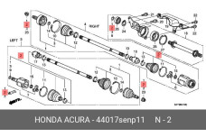 HONDA 44017-SEN-P11