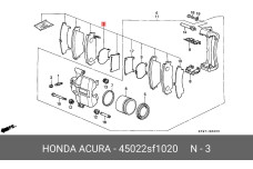 HONDA 45022-SF1-020