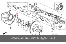 HONDA 45022-SZ3-G00