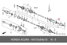 HONDA 44310-S84-A10