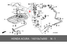 HONDA 16010-S7S-000
