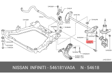 NISSAN 54618-1VA0A