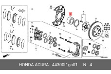 HONDA 44300-T1G-A01