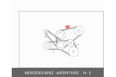MERCEDES-BENZ A 005 997 95 92