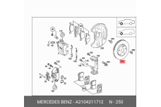 MERCEDES-BENZ A 210 421 17 12