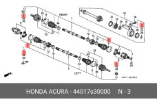 HONDA 44017-S30-000
