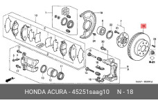 HONDA 45251-SAA-G10