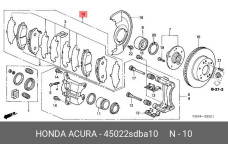 HONDA 45022-SDB-A10