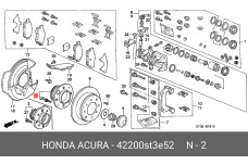 HONDA 42200-ST3-E52