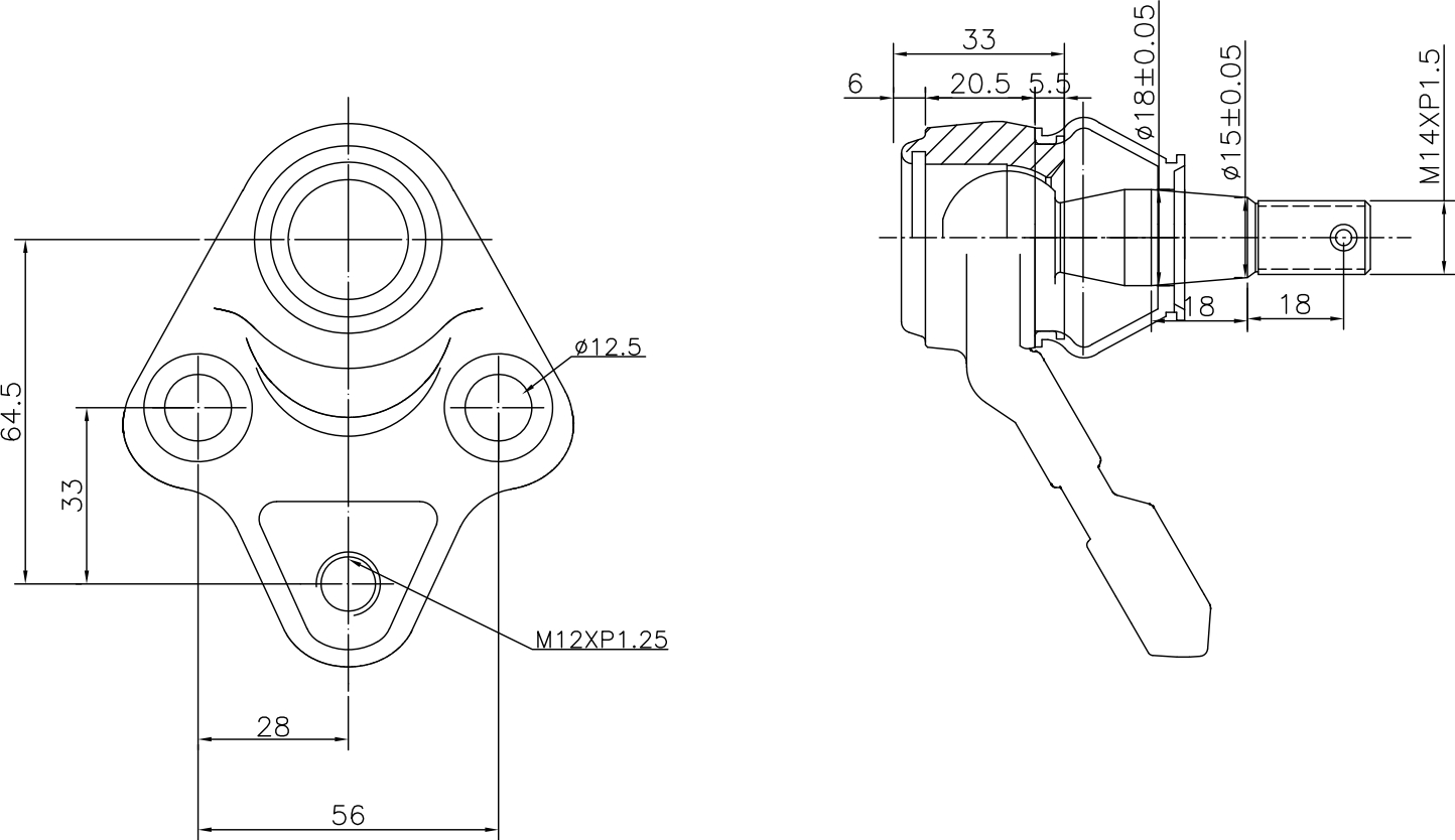 YEC SB-3642 43330-02070,T11-2909060,43330-09090,43330-19115,43330