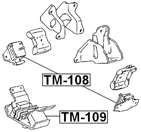 ENGINE MOUNTING XM 12371-67020 12371-67020