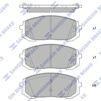 HI-Q SP4334 58101-L1A01,58101-L1A00