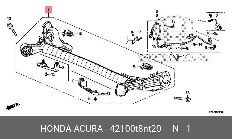 HONDA 42100-T8N-T20 42100-T7A-J01,42100-T8N-T00,42100-T8N-T20