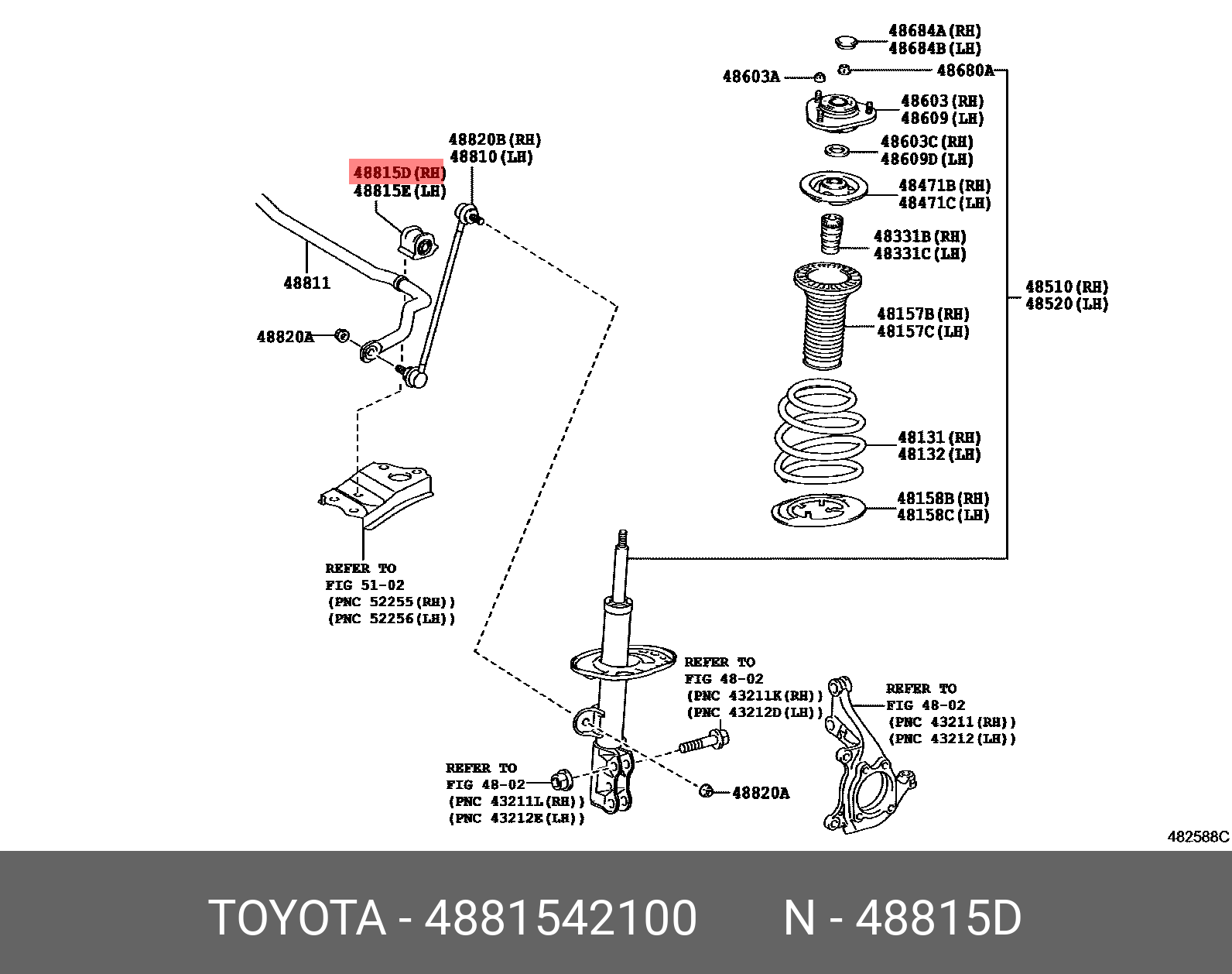 Toyota 48815 42100