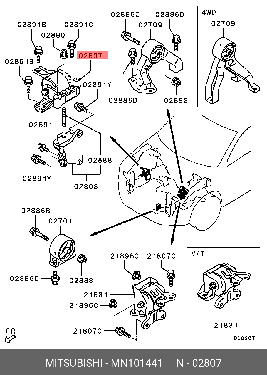 MITSUBISHI MN101441 MN101441,05105 489AI,1807.EP