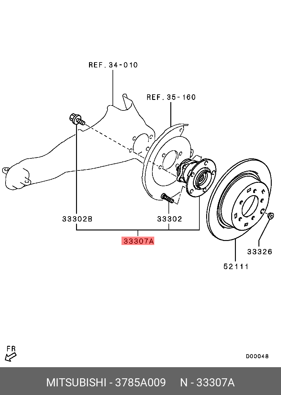 MITSUBISHI 3785A009 3785A009,05105 770AC