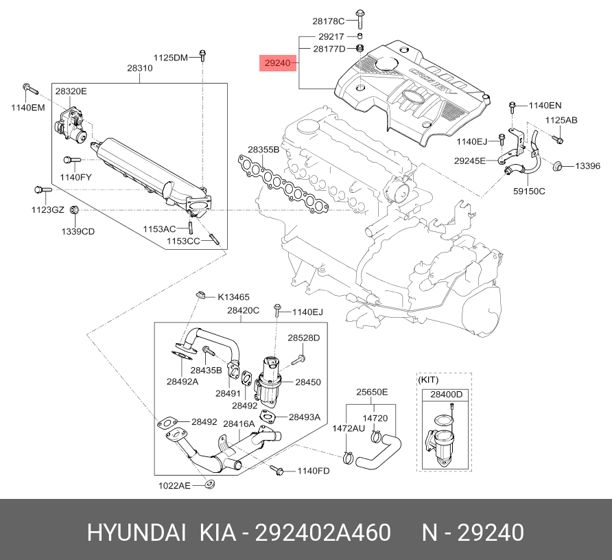 Hyundai / KIA 292402A460 292402A460