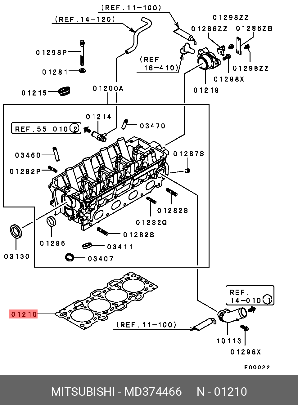 Mitsubishi Md374466 Md374466